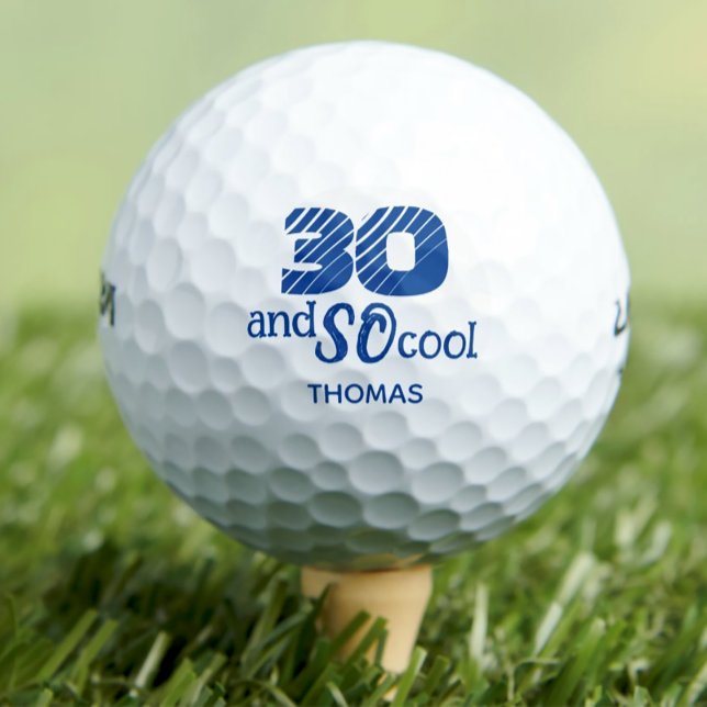 Super 30e anniversaire balles de golf 30 ans fête (Créateur téléchargé)