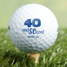 Super 40e anniversaire balles de golf 40 ans fête