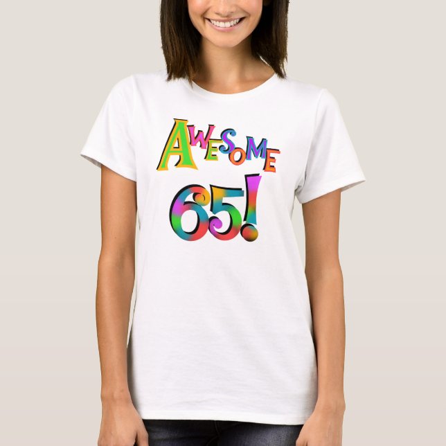Super 65 Tshirts et cadeaux d'anniversaire (Devant)