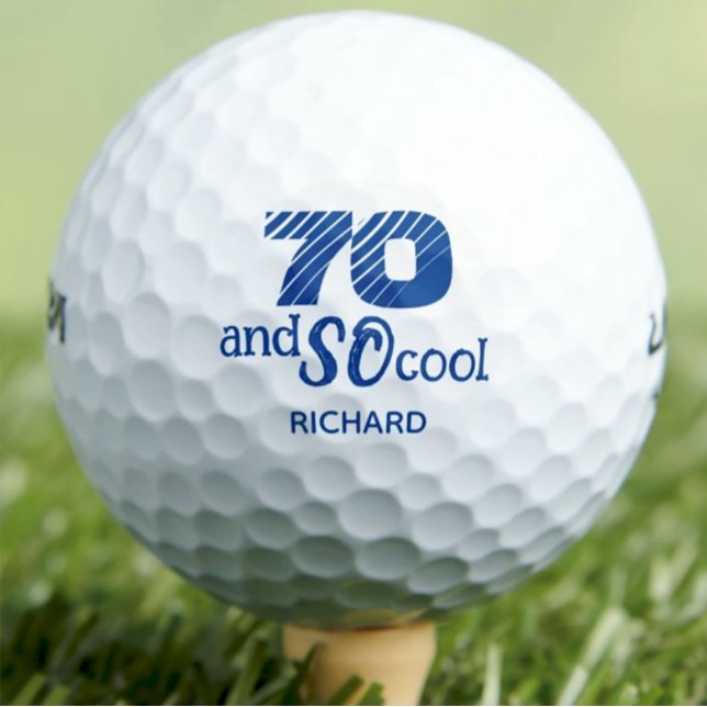 Super 70e anniversaire balles de golf 70 ans fête (Créateur téléchargé)