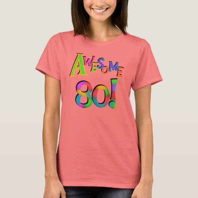 Super 80 T-shirts et cadeaux d'anniversaire (Devant)