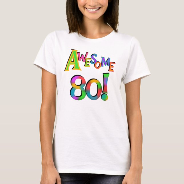 Super 80 T-shirts et cadeaux d'anniversaire (Devant)