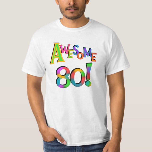 Super 80 T-shirts et cadeaux d'anniversaire (Devant)