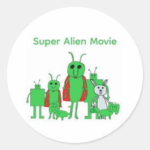 Super Alien Movie Autocollants de personnage compl