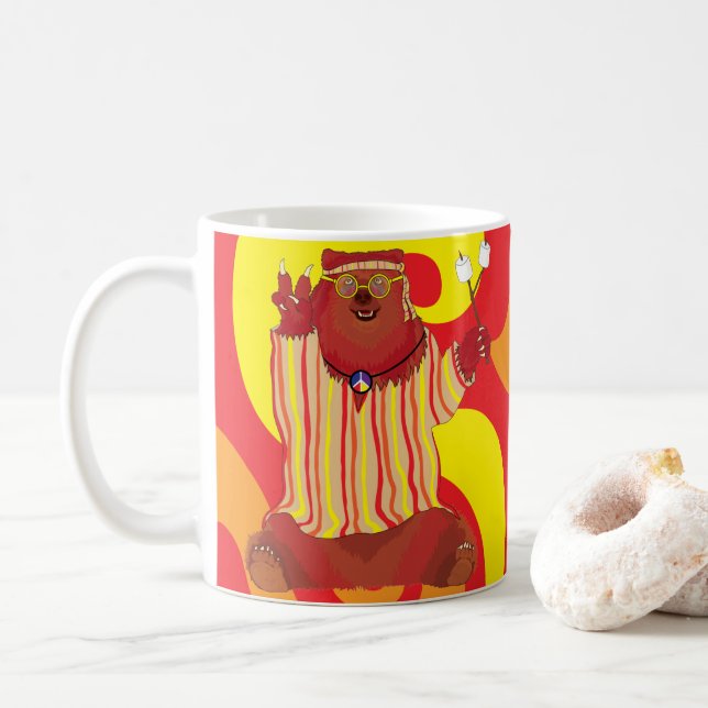 Super Amour Bear Café Mug (Avec donut)