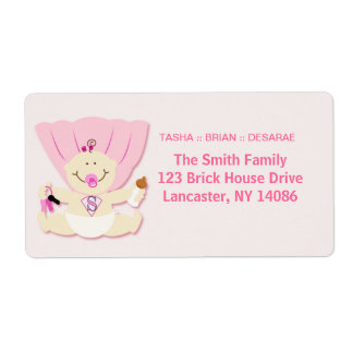 Super Baby Girl New Baby Sticker