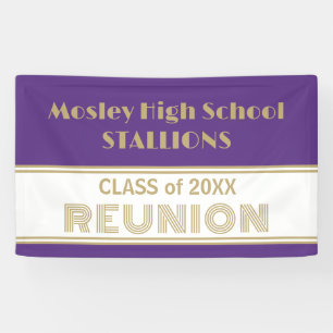 Super ! Bannière de réunion classique, classe