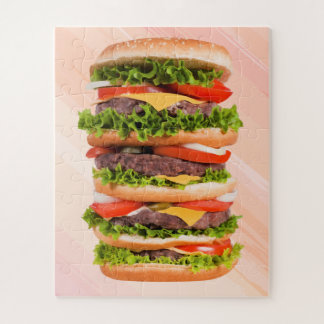 Super Big Hamburger Grand Puzzle de pièces