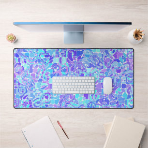Super Boho Funky Quirky Abstrait Blob Mosaic