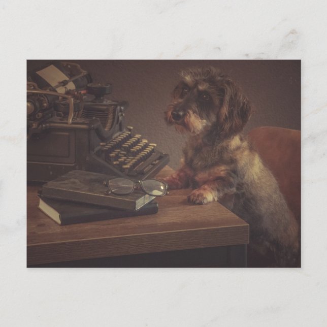 Super carte de teckel amusante (Devant)