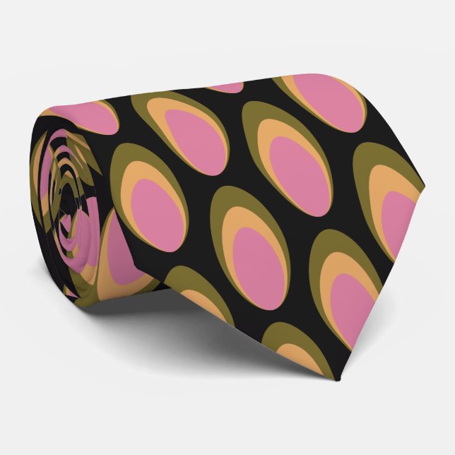 Super coloré les années 70 Motif Cravate (Roulé)