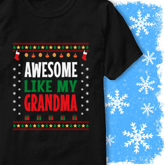 Super Comme Ma Grand-Mère Style de Sweat de Noël