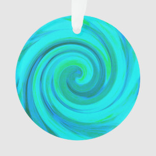 Super Cool Abstrait Aqua Liquid Art Swirl