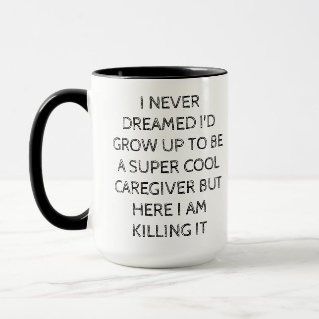 Super Cool Caregiver Mug – Funny Gift for Caregive (Gauche)