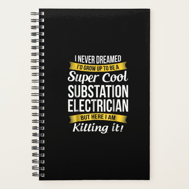 Super Cool Substation Electrician Funny Cadeau (Devant)