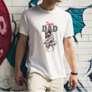 SUPER DAD   Père & Fils, T-shirt Fête des pères