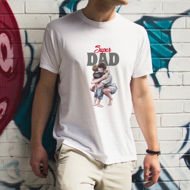 SUPER DAD | Père & Fils, T-shirt Fête des pères (Créateur téléchargé)