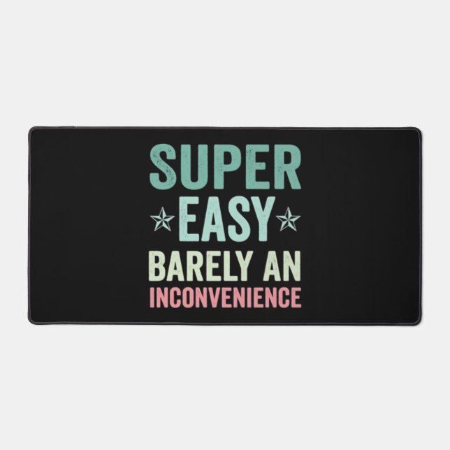 Super Facile À Peine Une Inconvénient Drôle (Recto)