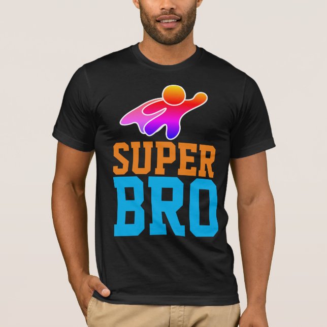 SUPER FRÈRE SUPER HERO T-Shirts (Devant)