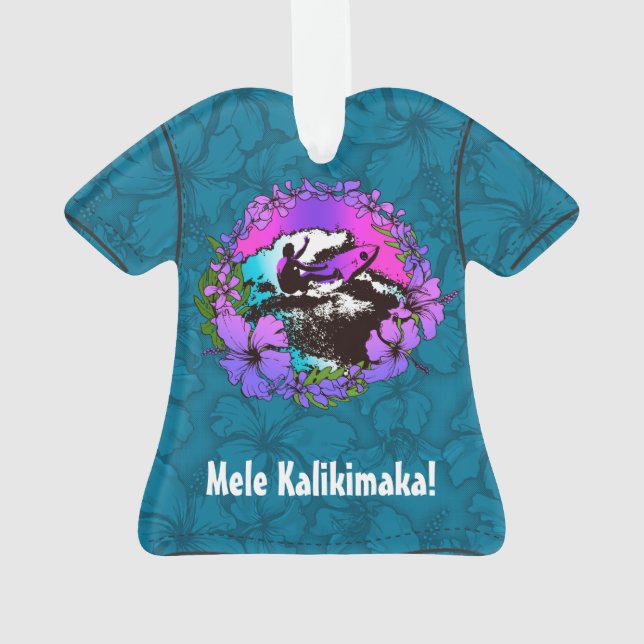 Super Hawaiian Surfer 1960 Retro Aloha Shirt (dos)