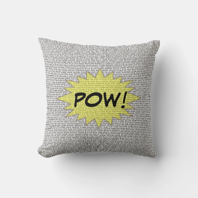 Super Hero Comic Speak Coussin (Recto)