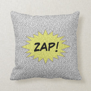 Super Hero Comic Speak Coussin