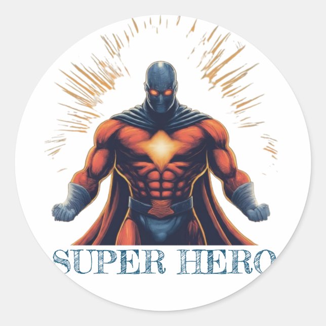 SUPER HERO STICKERS (Devant)