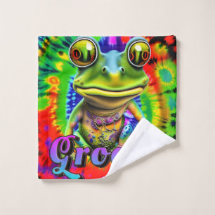 Super Hippie Trippy Frog Psychedelic