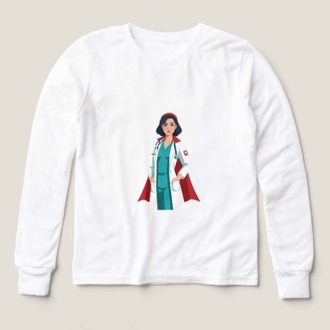 Super Infirmière – Héroïne en Blouse Blanche (Motif recto)