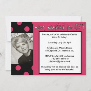 super invitation du 60e anniversaire