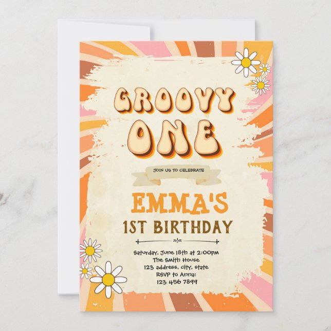 Super invitation pour un anniversaire (Devant)