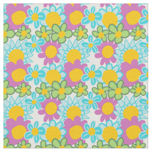 Super les années 70 tissu floral