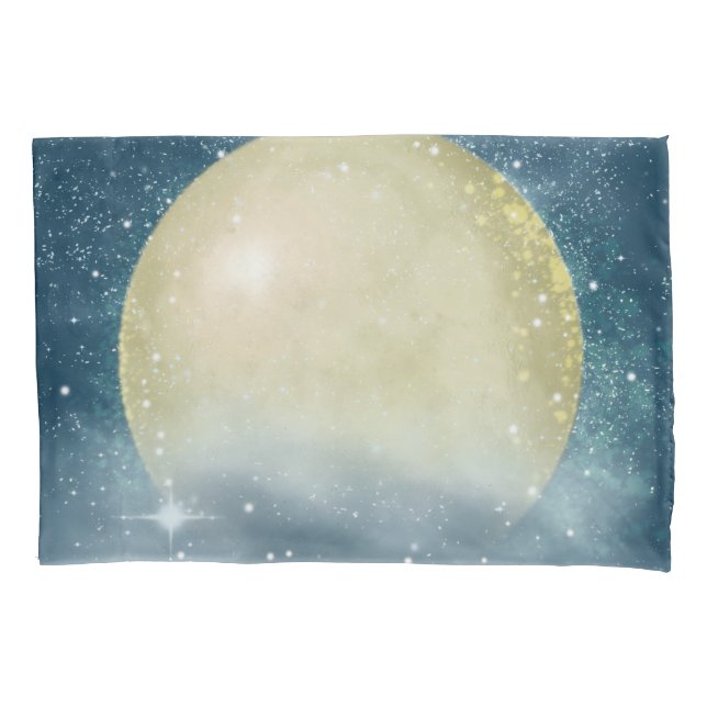Super Lune - Taie d'oreiller (devant)