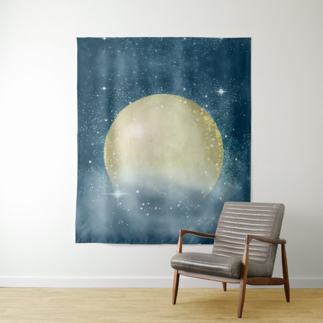 Super Lune - Tapisserie (En situation)