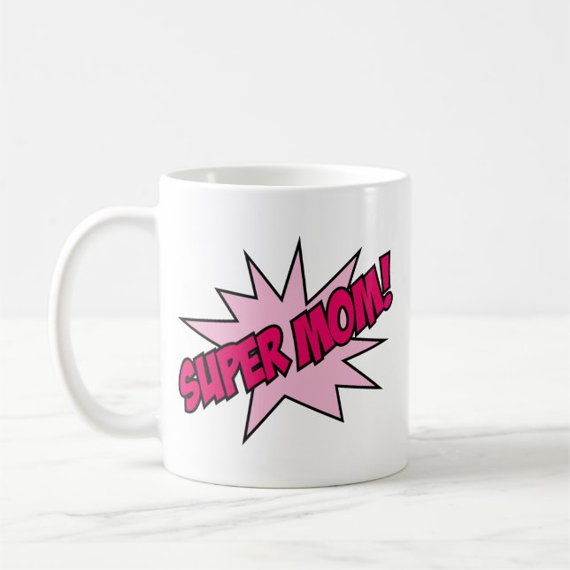 Super Maman ! Café Mug (Gauche)