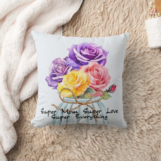 Super Maman Super Amour Jeu Oreiller (Couverture)