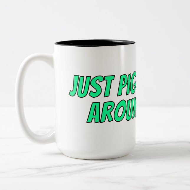 Super mignonne Drôle "Piglet" thème Mug (Gauche)