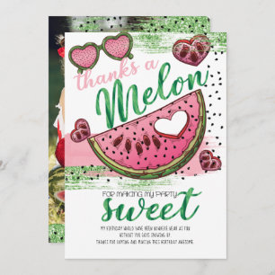 Super Mignonne Un Dans Un Melon Party Photo Merci 