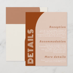Super moderne Arch Retro Mariage en terre cuite