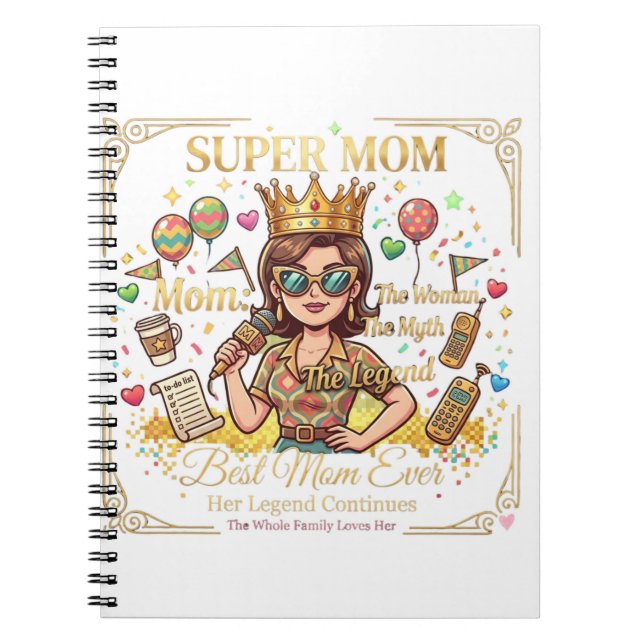 Super mom carnet (Devant)
