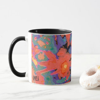 Super Nova par Calli Colorful Abstrait Art Mug 