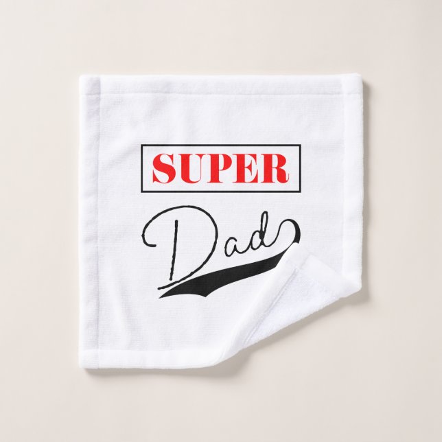 Super papa (Gant de toilette)