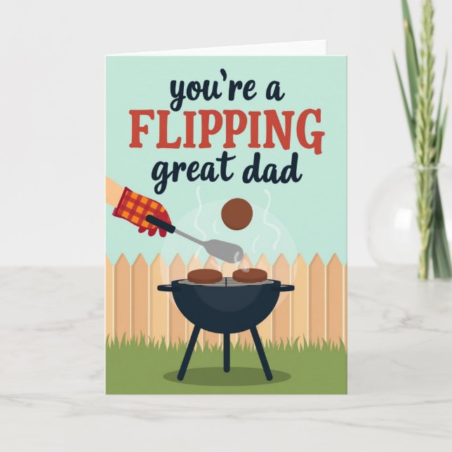 Super Papa Barbecue Carte (Devant)