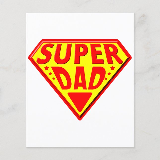 Super Papa - Bonne Fête des Pères (Devant)