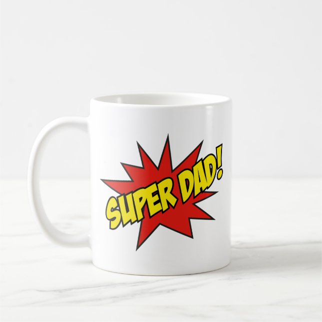 Super papa ! Café Mug (Gauche)
