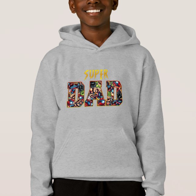 Super Papa - Comic Hero Power Design (Devant)