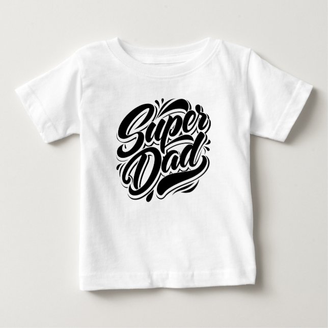 Super Papa Héros Typography Design-67888 Sweat à c (Devant)