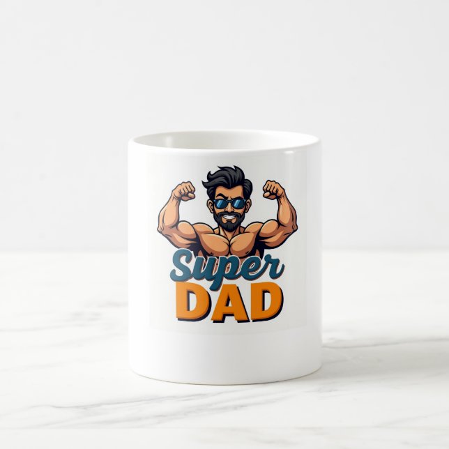 Super Papa Mug - Drôle cadeau de fête du Père (Centre)