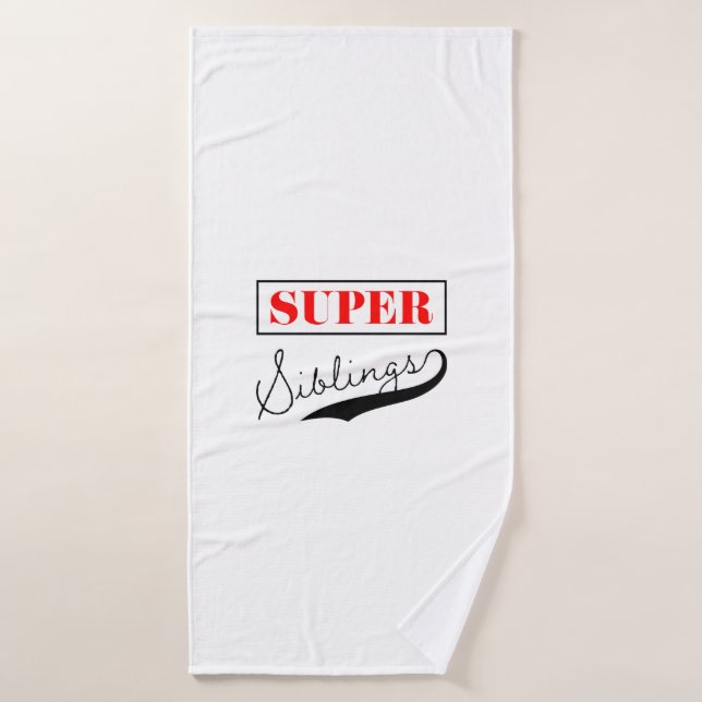 Super sibling (Serviette de bain)
