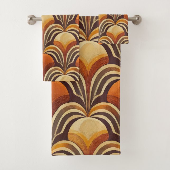 Super style mod 60s les années 70 ensemble serviet (En situation)